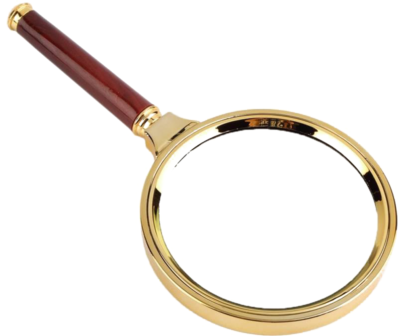 Classic Magnifying Glass PNG Image