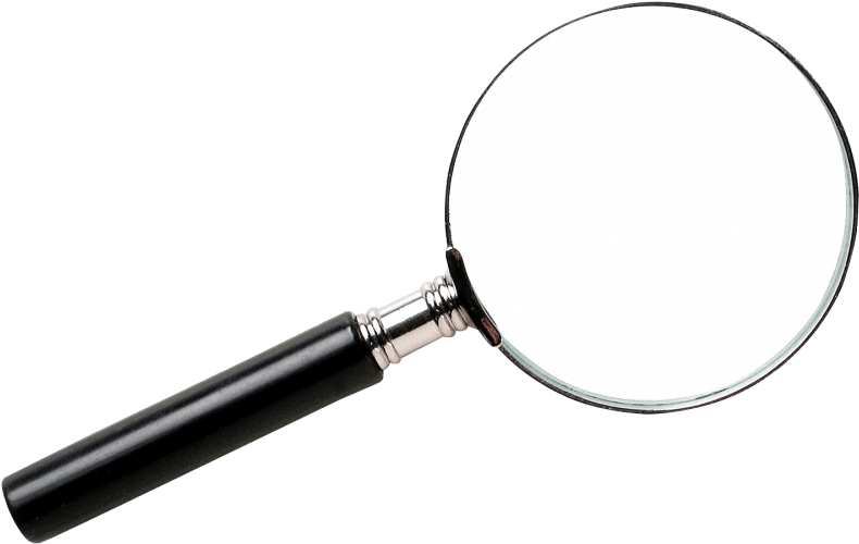 Classic Magnifying Glass PNG Image