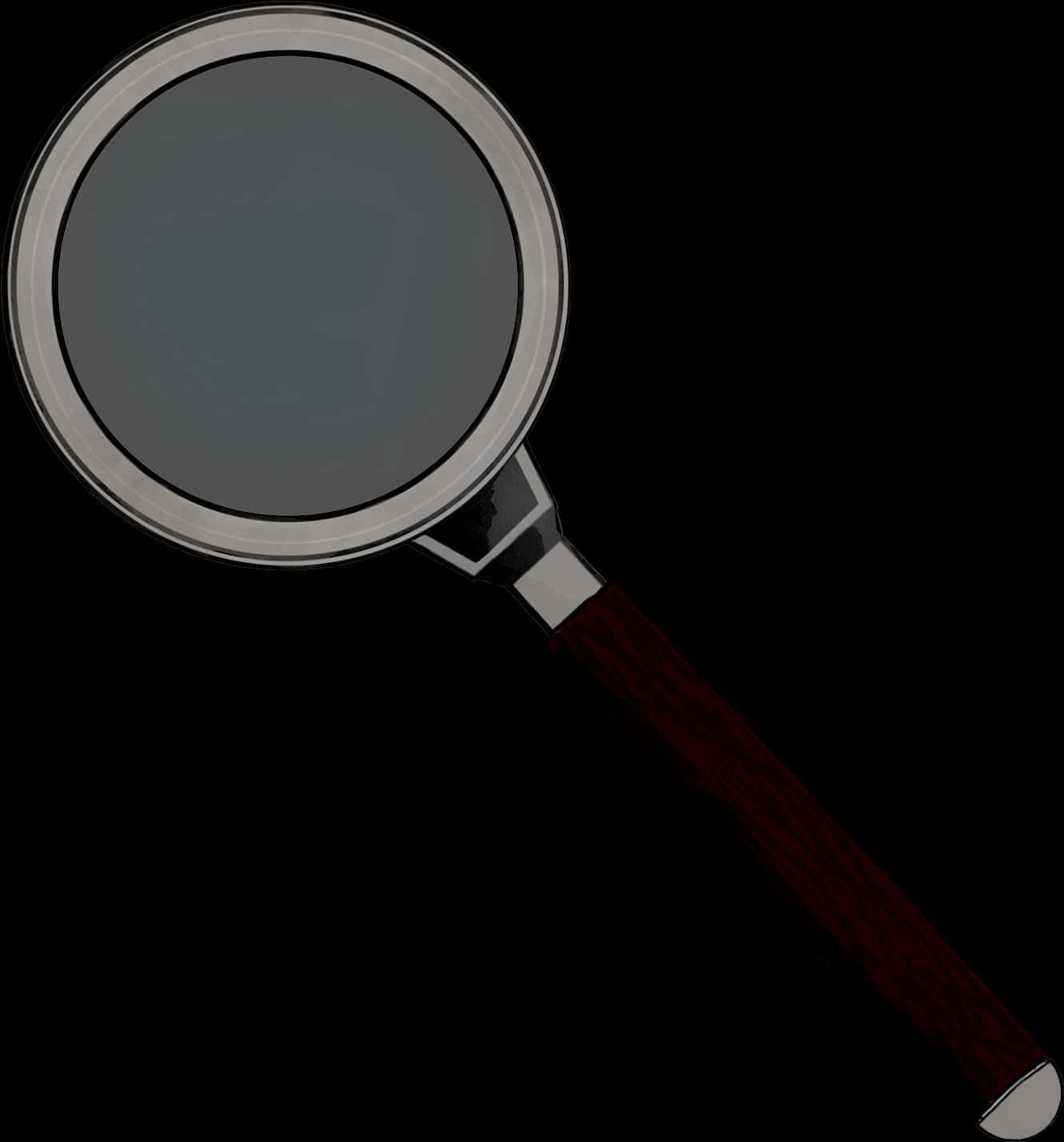 Classic Magnifying Glass PNG Image