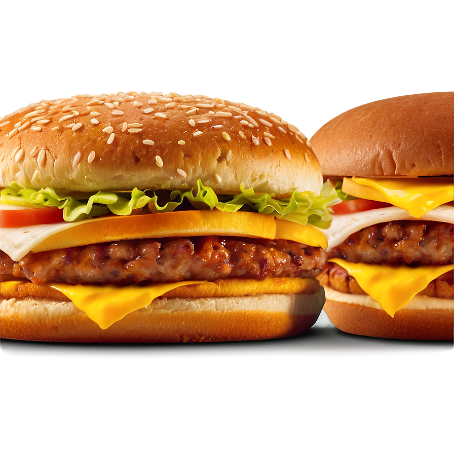 Classic Mcdonalds Burger Png Lvo PNG Image