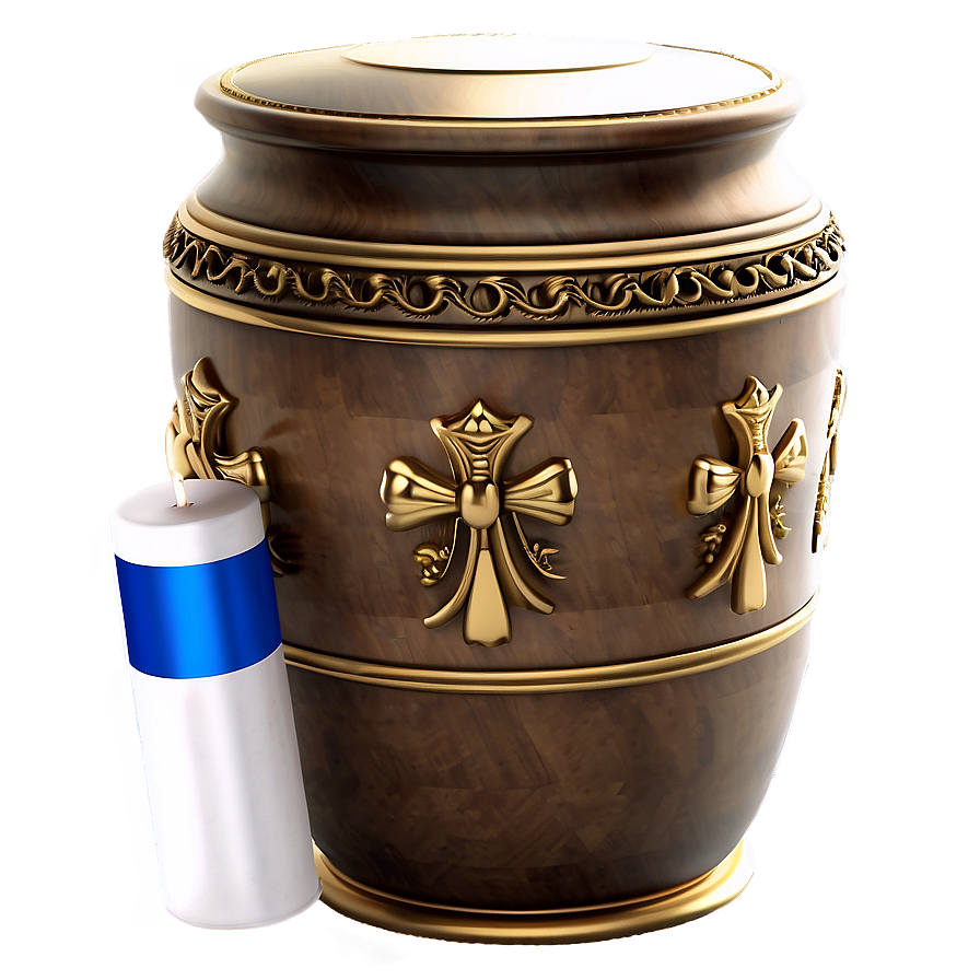 Classic Memorial Urn Png Axr PNG Image