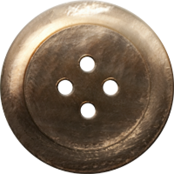 Classic Metal Clothes Button PNG Image