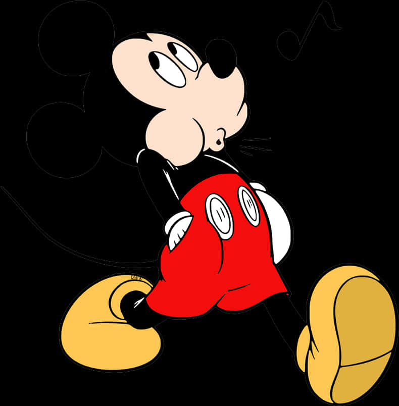 Classic_ Mickey_ Mouse_ Pose PNG Image