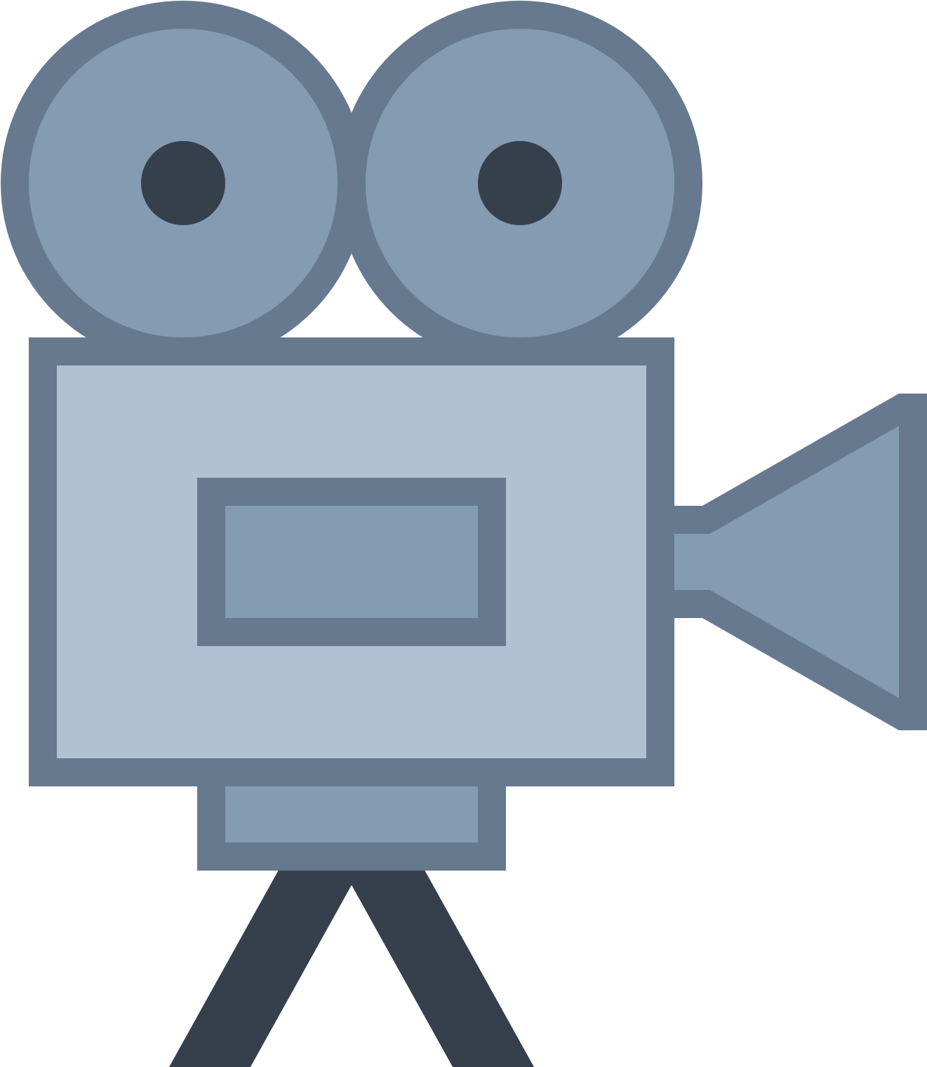 Classic Movie Camera Icon PNG Image