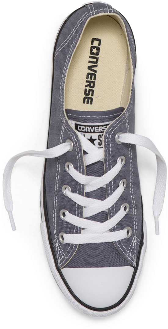 Classic Navy Converse Sneaker PNG Image