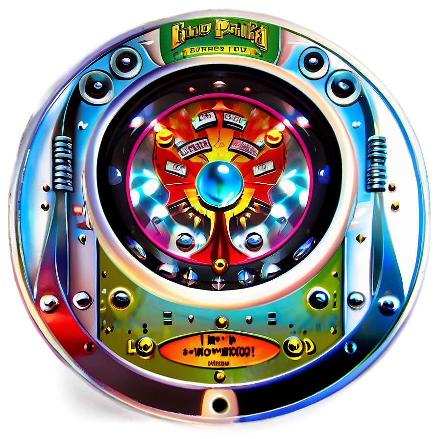 Classic Pinball Machine Png Gtj43 PNG Image