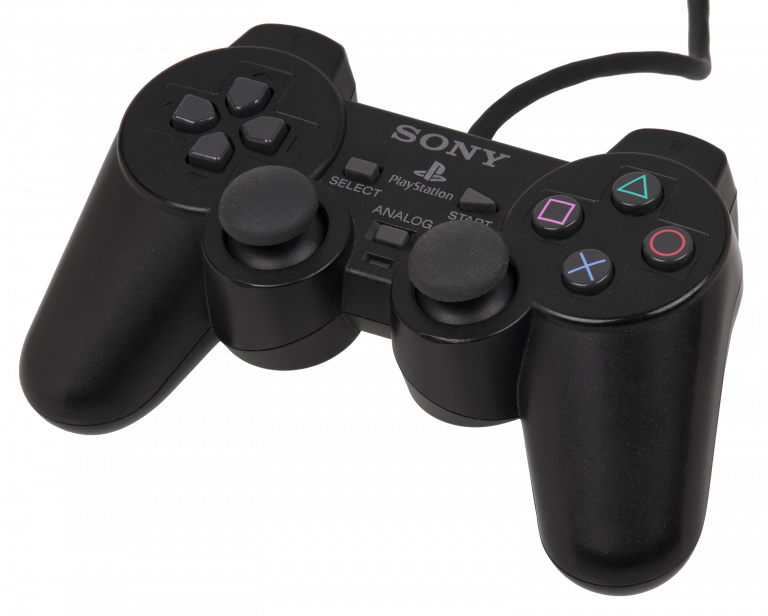 Classic Play Station Controller Image PNG Image