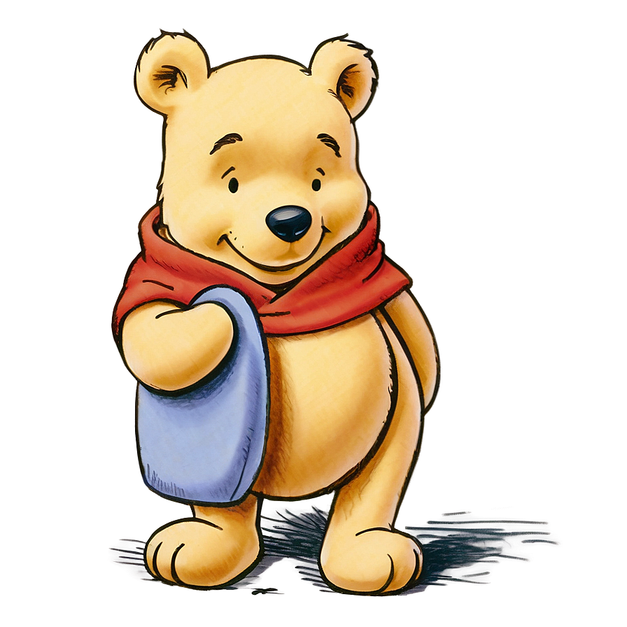 Classic Pooh Sketch Png 69 PNG Image