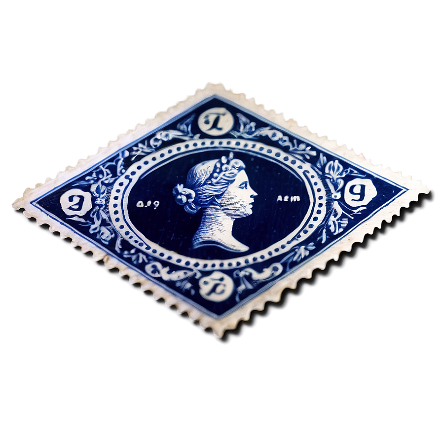 Classic Postage Stamp Design Png 46 PNG Image