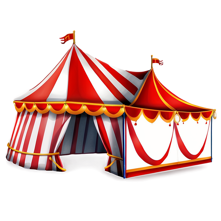 Classic Red And White Circus Tent Png 43 PNG Image