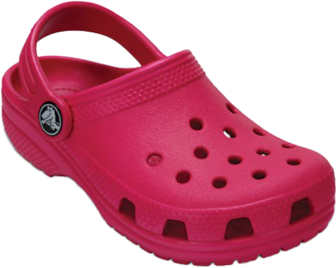 Classic Red Crocs Clog.png PNG Image