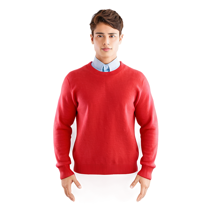 Classic Red Sweater Png Sii PNG Image