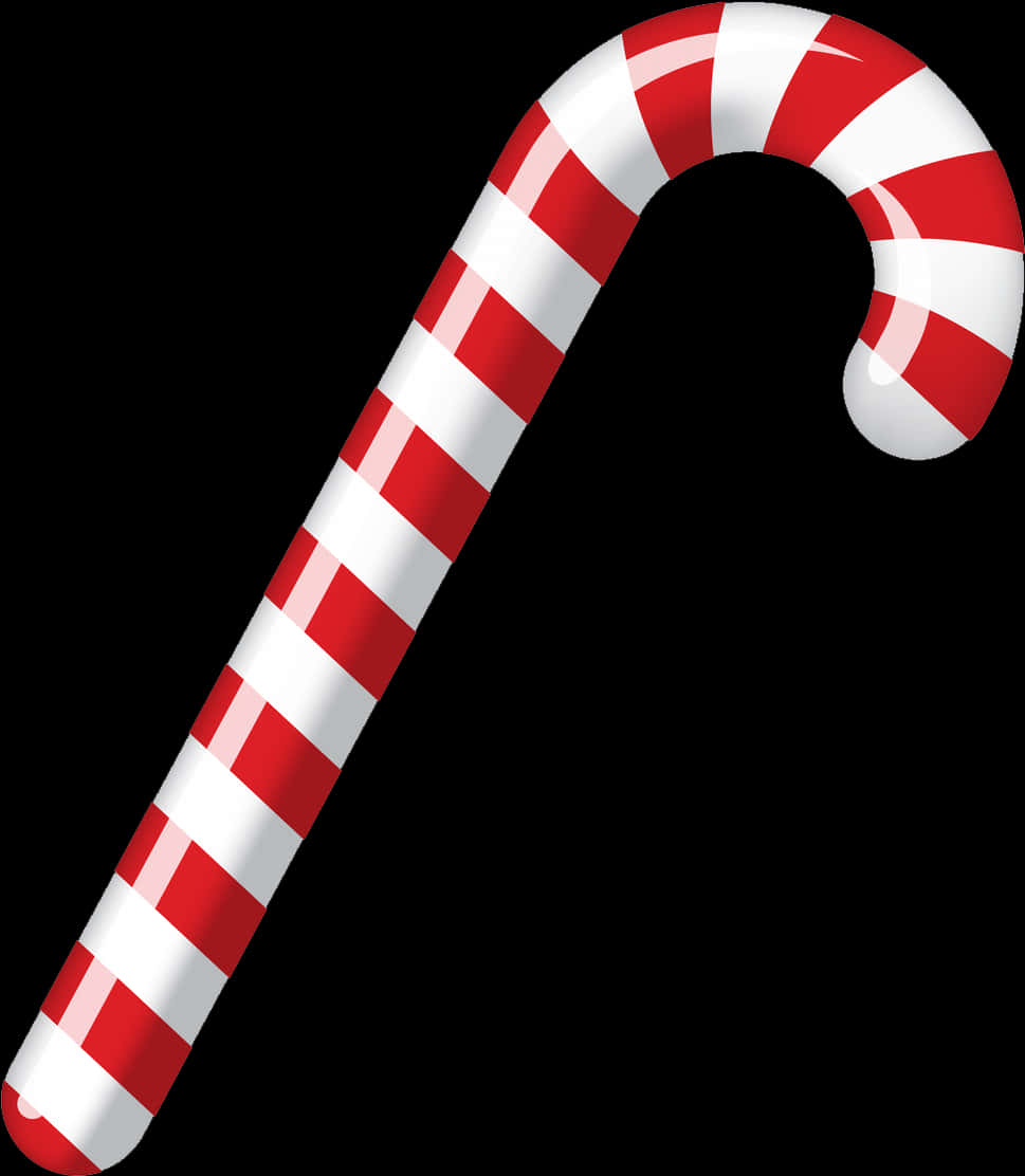 Classic Redand White Candy Cane PNG Image