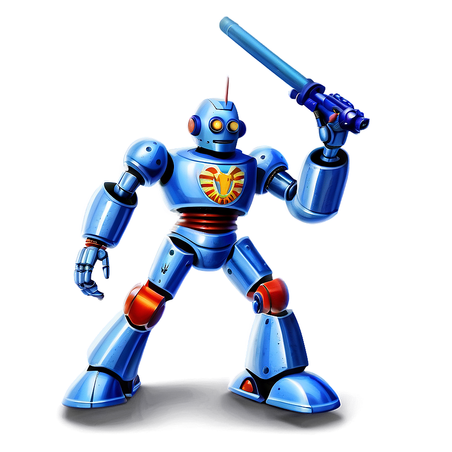 Classic Retro Robot Png 2 PNG Image