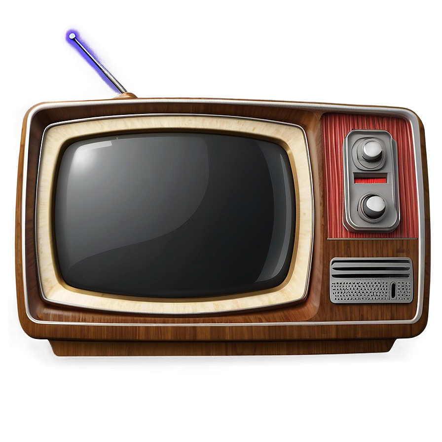 Classic Retro Tv Icon Png Nsq47 PNG Image