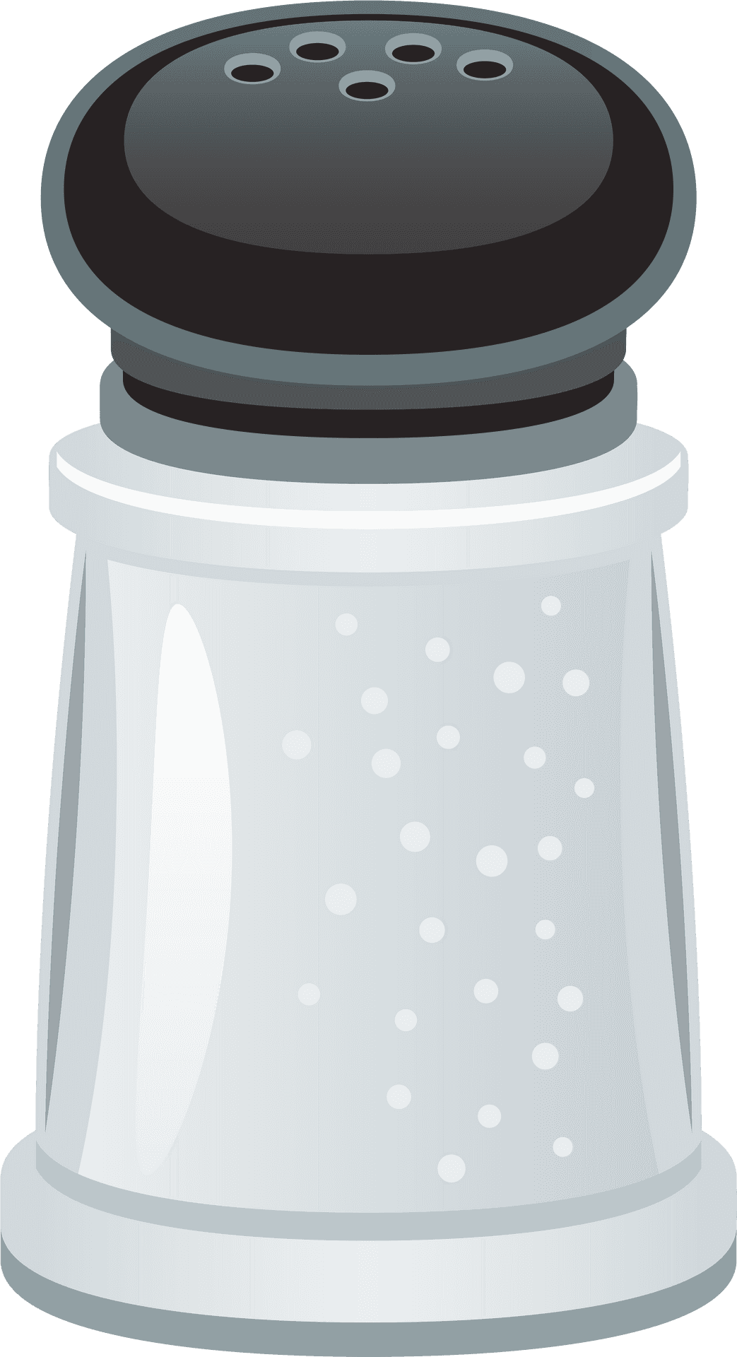 Classic Salt Shaker Vector Illustration PNG Image