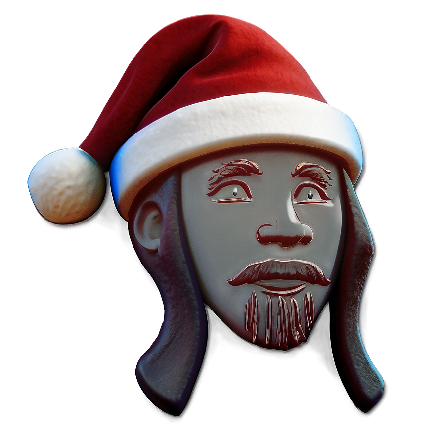 Classic Santa Hat Outline Png Xux61 PNG Image