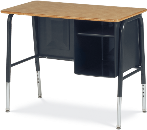 Classic School Desk Design PNG Image