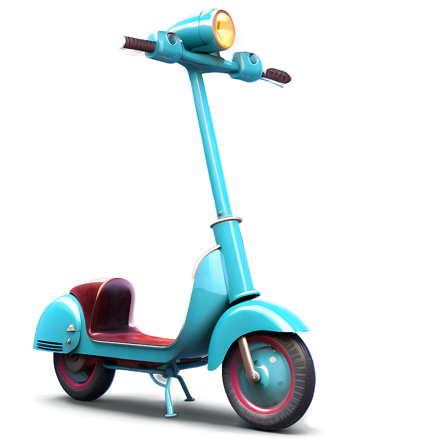 Classic Scooter Design Png Spc18 PNG Image