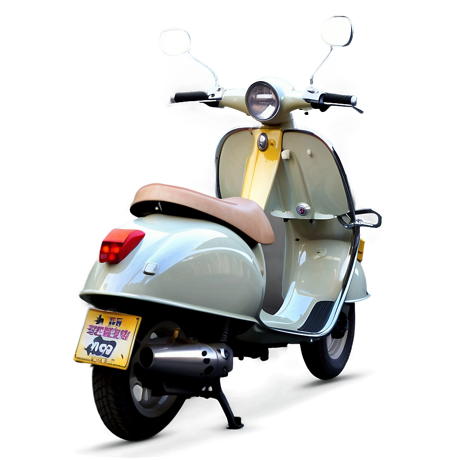 Classic Scooter Design Png Yas58 PNG Image