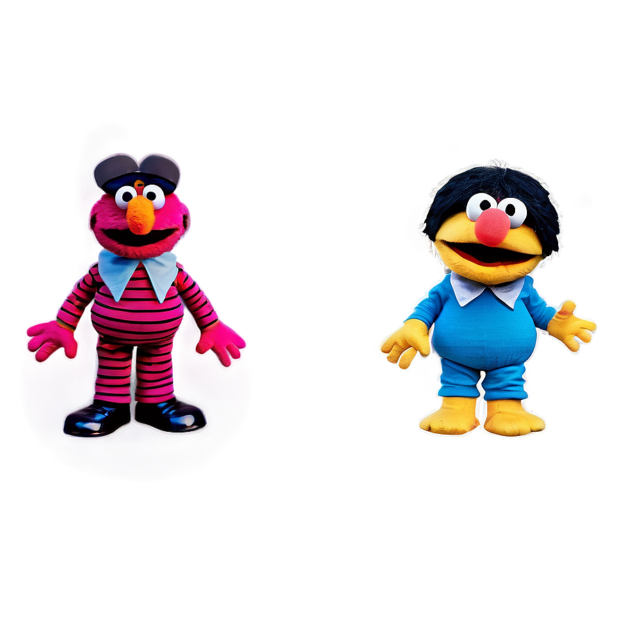 Classic Sesame Street Characters Png Vcr52 PNG Image