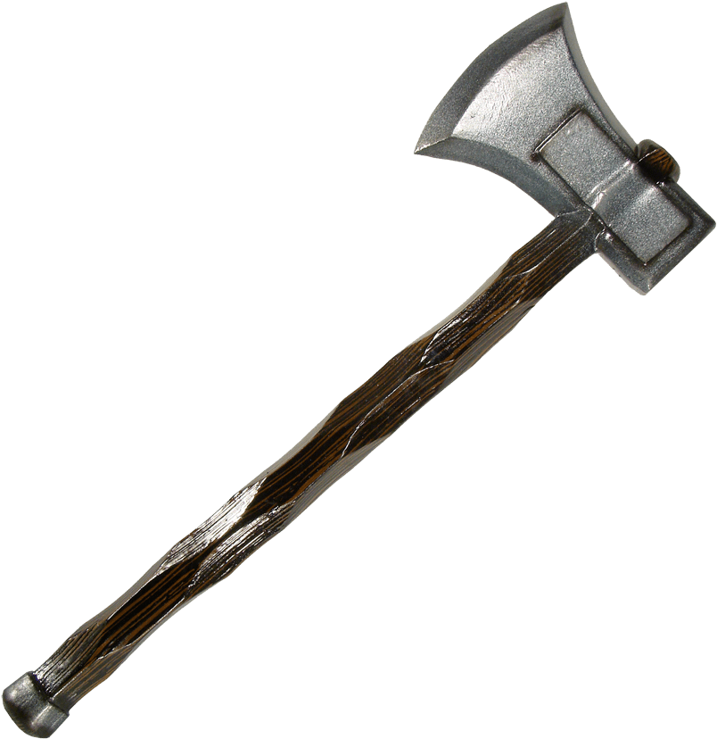 Classic Single Bit Axe PNG Image