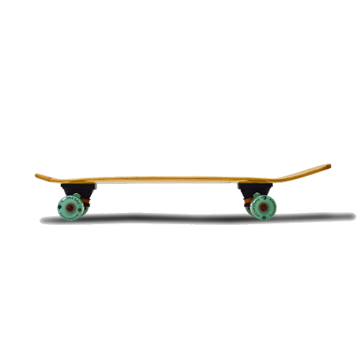 Classic Skateboard Side View PNG Image