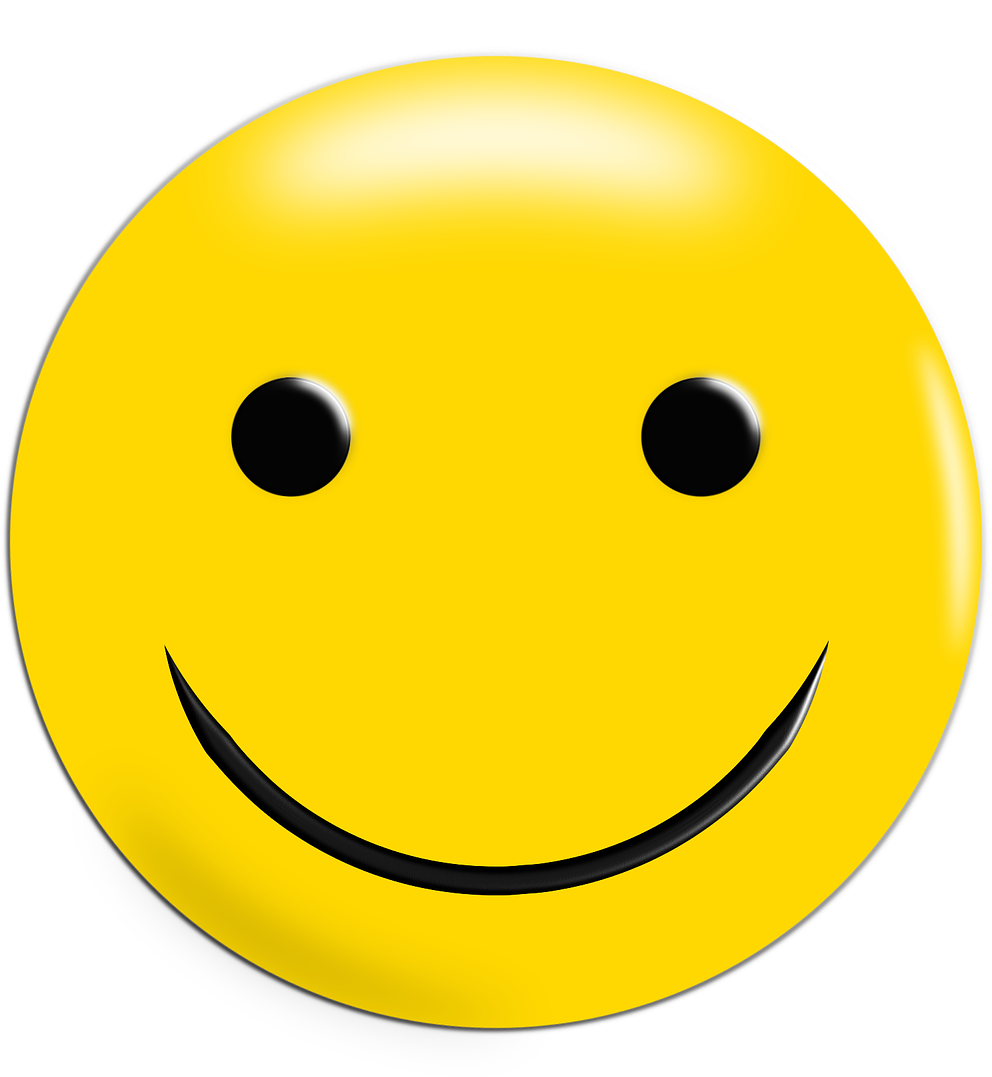 Classic Smiley Face Emoji.png PNG Image