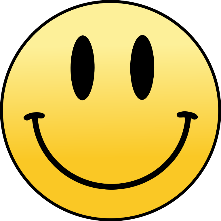 Classic Smiley Face Icon PNG Image