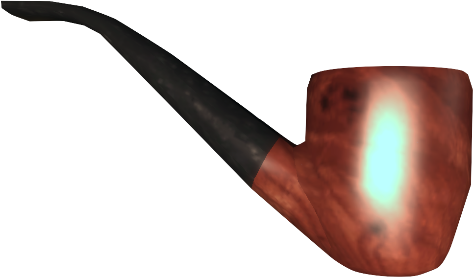 Classic Smoking Pipe PNG Image