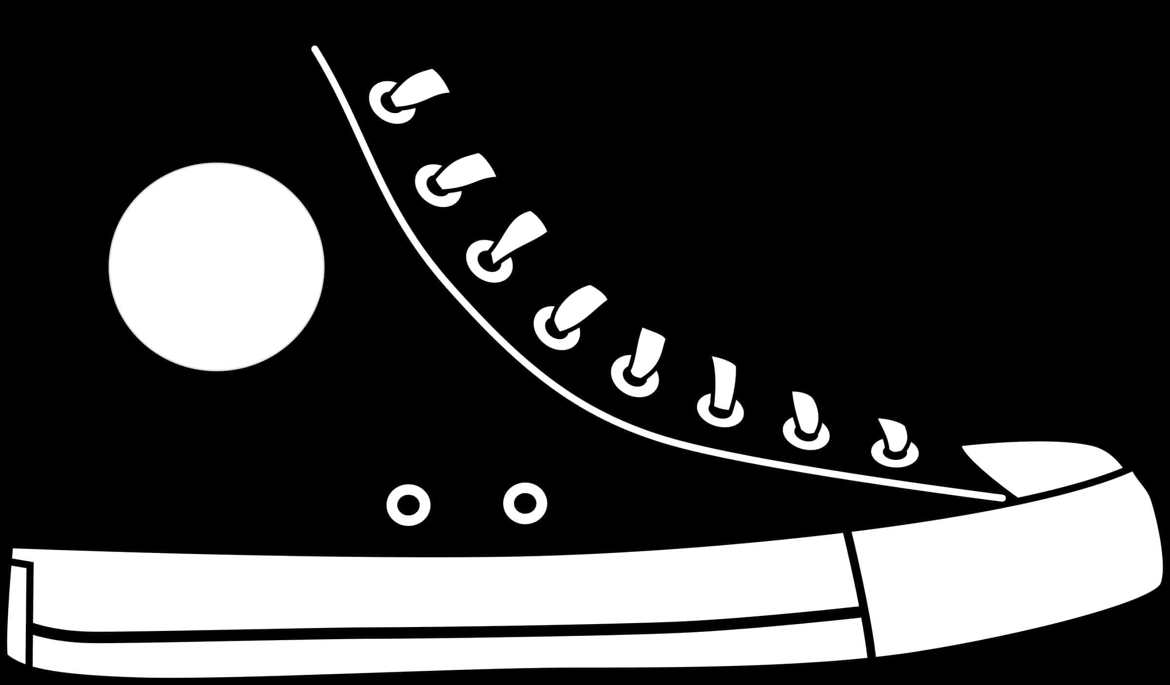 Classic Sneaker Vector Illustration PNG Image