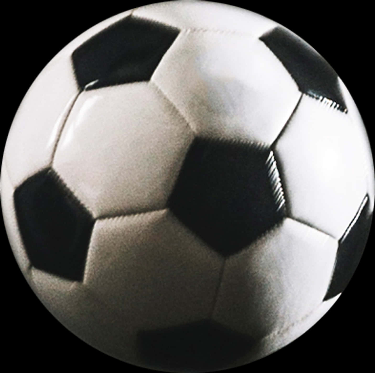 Classic Soccer Ball PNG Image