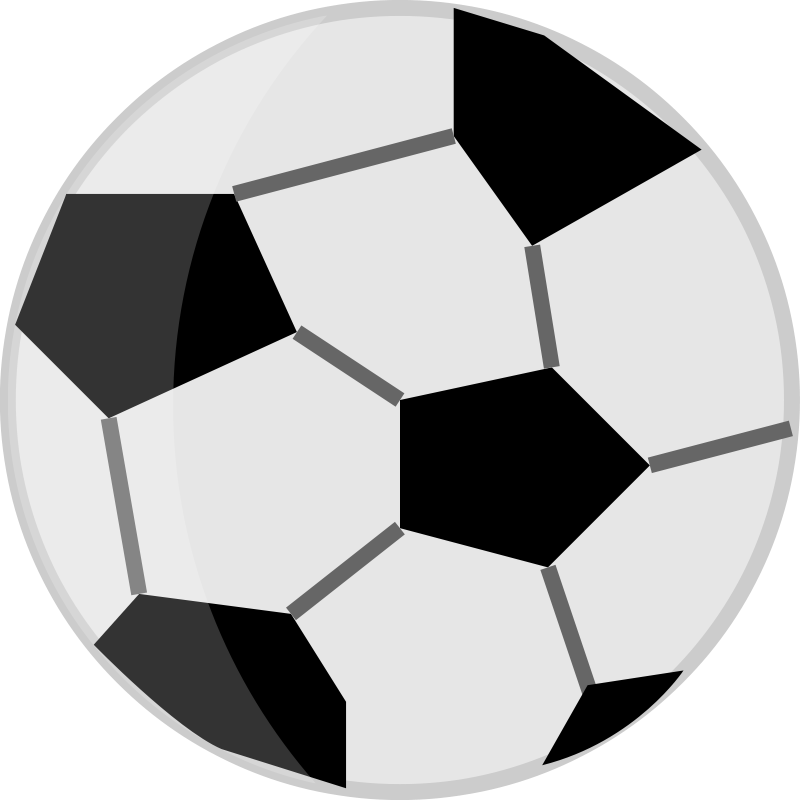 Classic Soccer Ball Graphic PNG Image