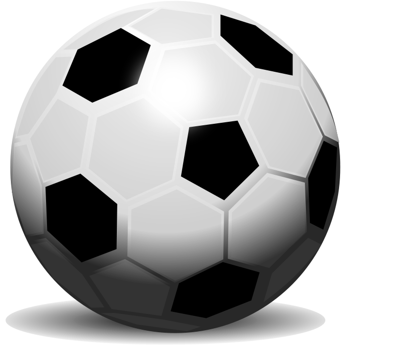 Classic Soccer Ball Illustration PNG Image