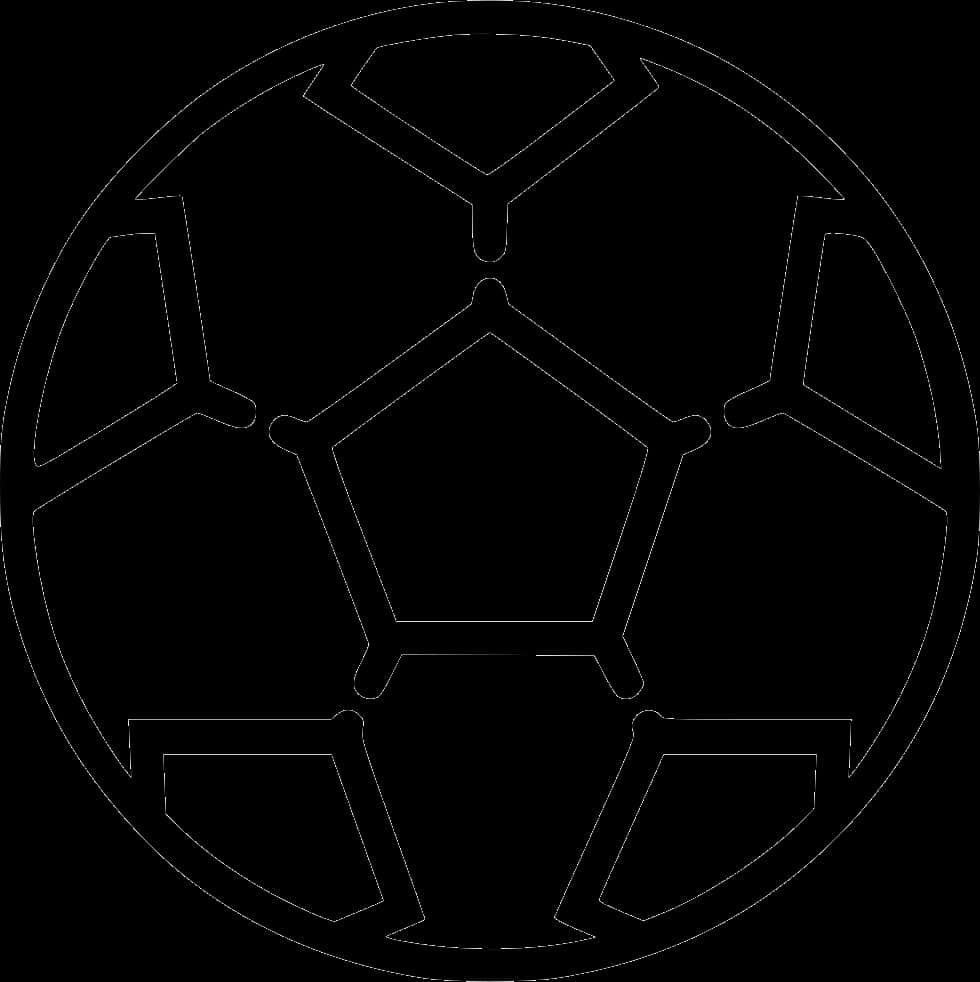 Classic Soccer Ball Pattern PNG Image