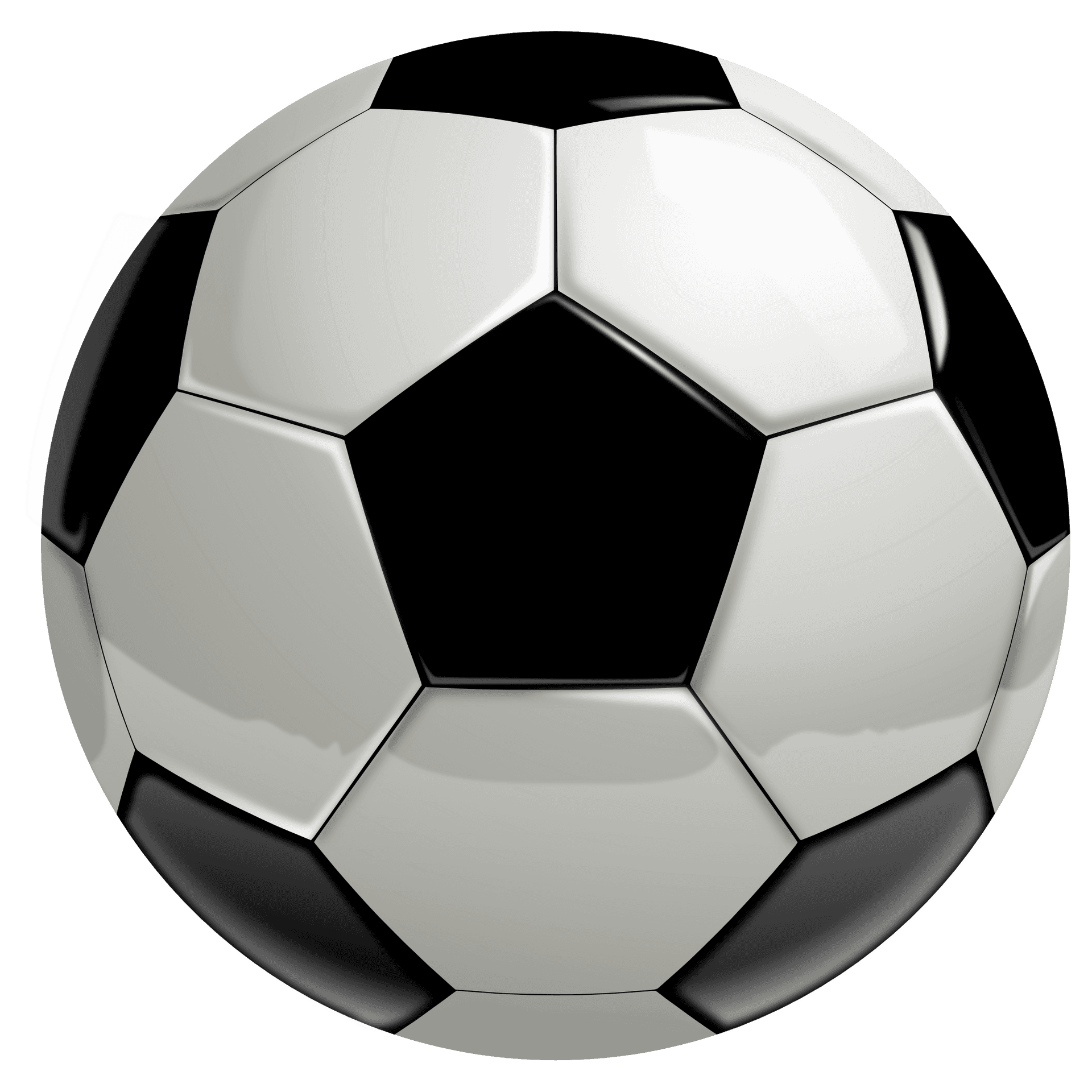 Classic Soccer Ball PNG Image