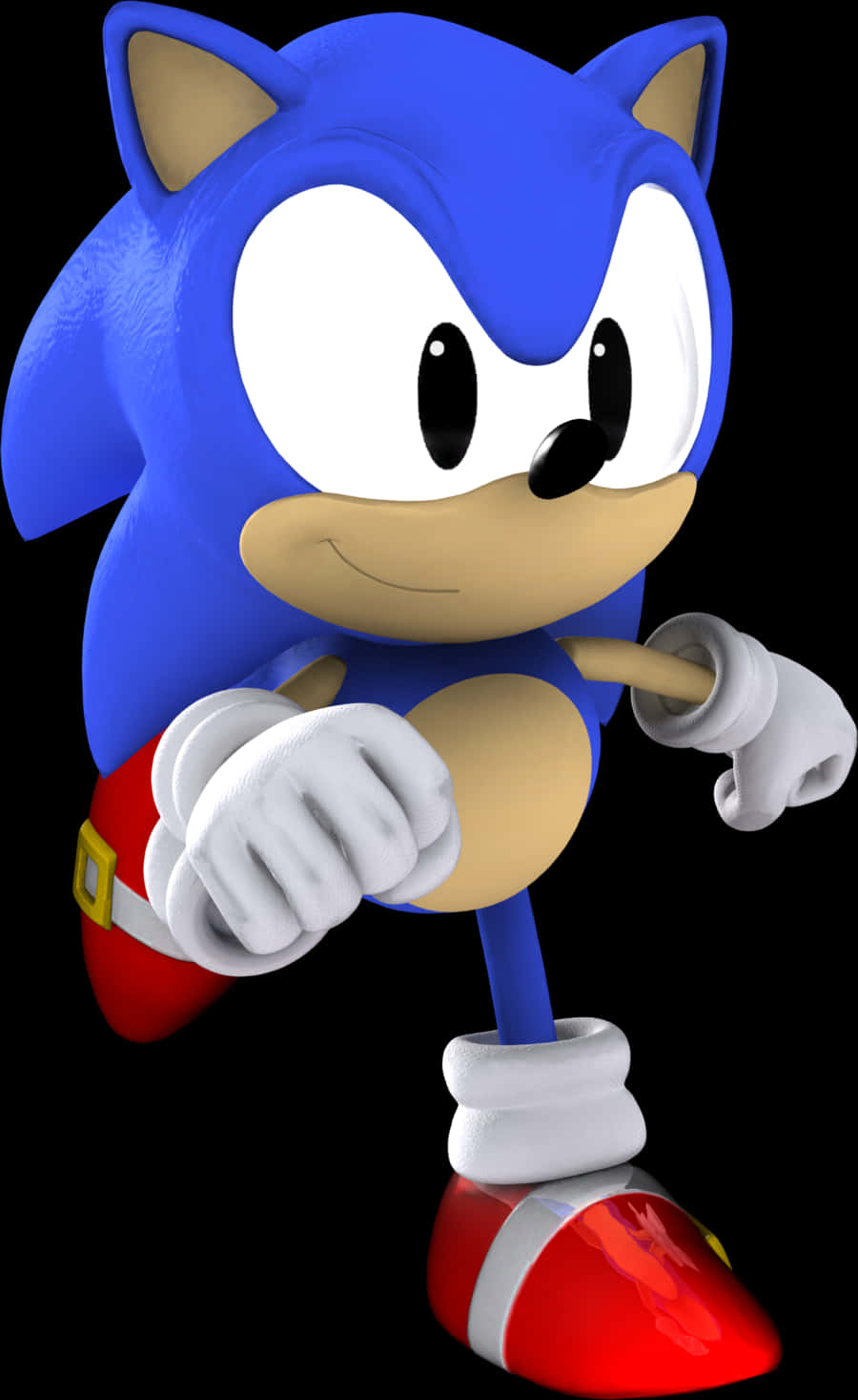 Classic Sonic Pose PNG Image