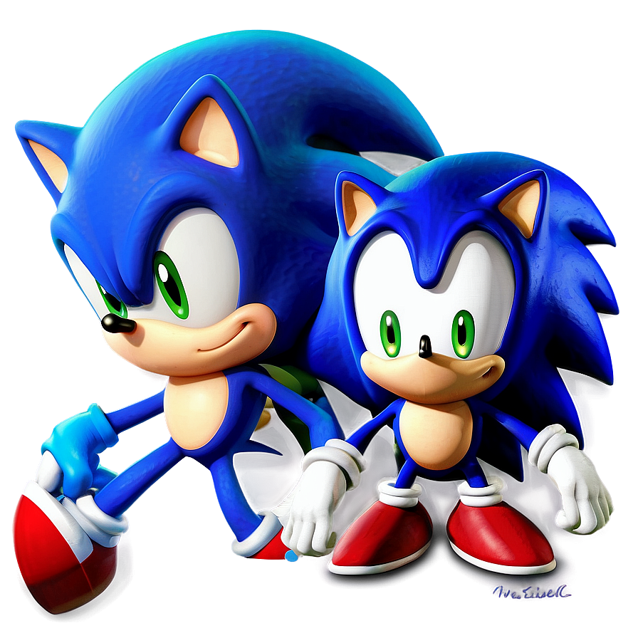 Classic Sonic The Hedgehog Png 48 PNG Image