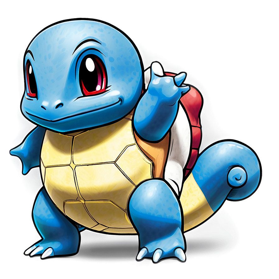 Classic Squirtle Pose Png 73 PNG Image