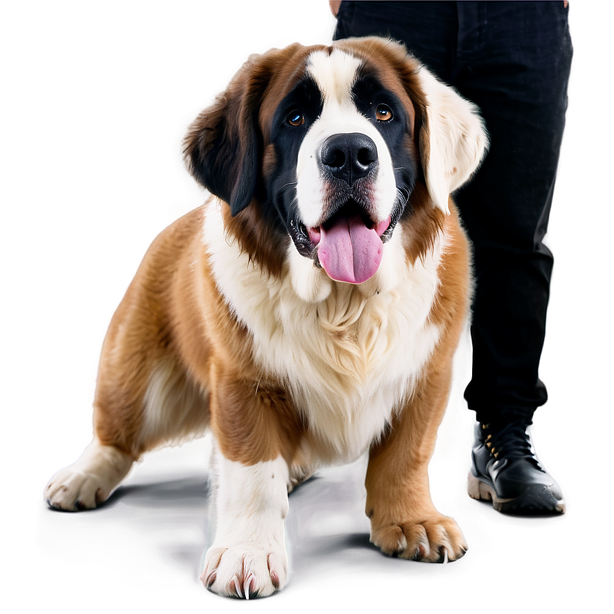 Classic St Bernard Pose Png Pfq41 PNG Image