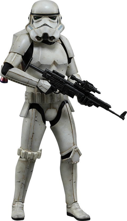 Classic Stormtrooper Pose PNG Image