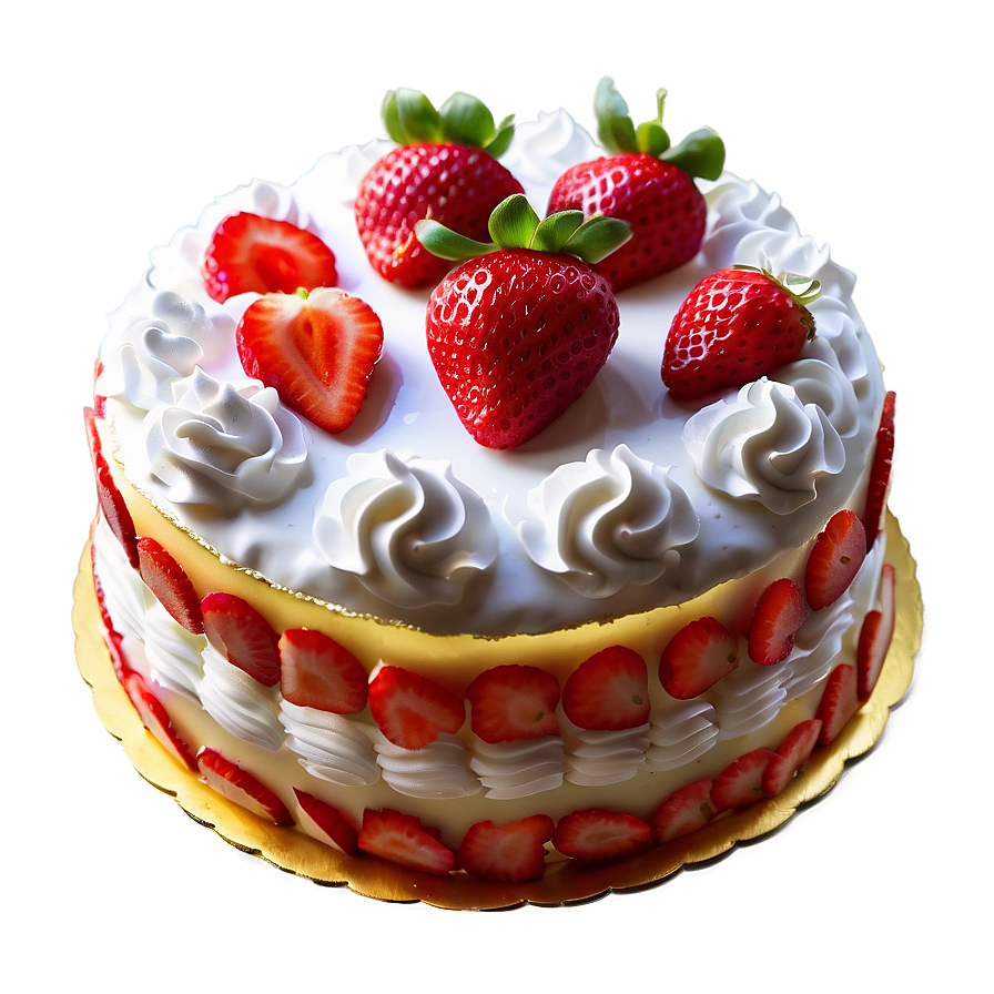 Classic Strawberry Cake Png Tuw99 PNG Image