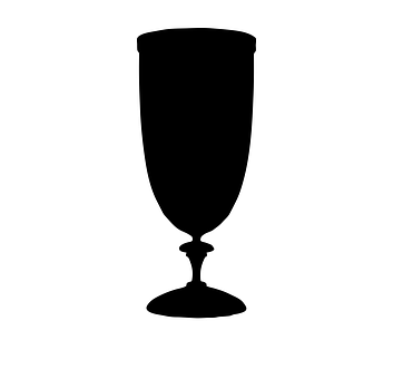 Classic Trophy Silhouette PNG Image