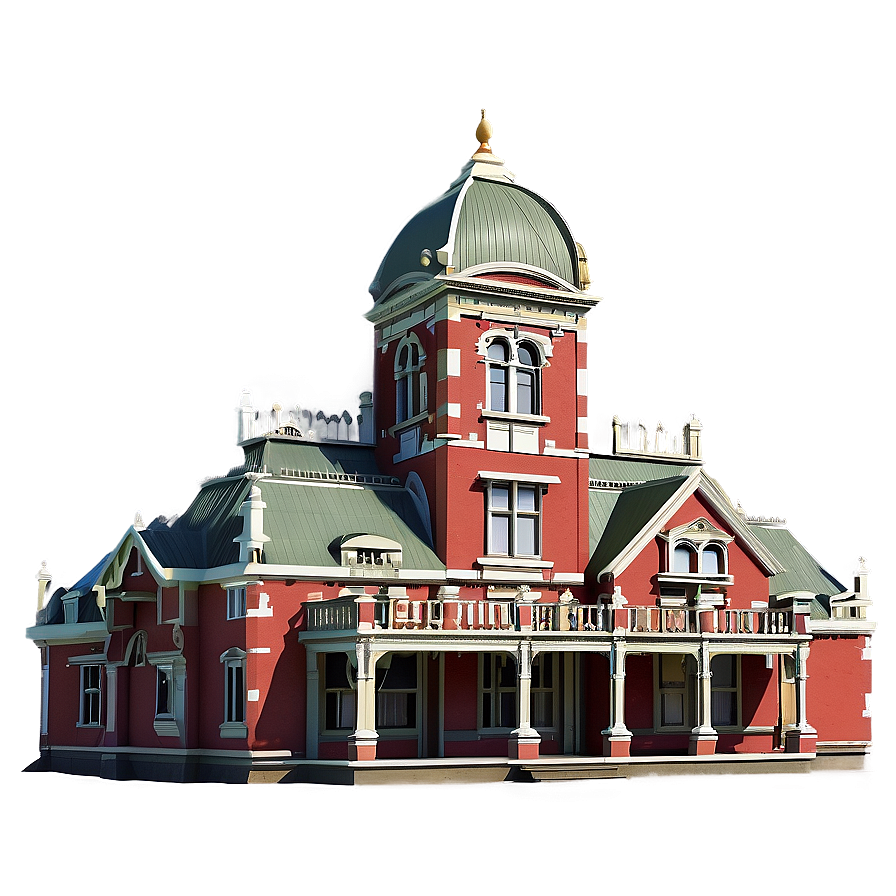 Classic Victorian Building Png Grc PNG Image