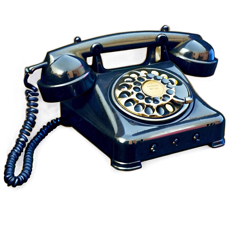 Classic Vintage Telephone Png Joc PNG Image