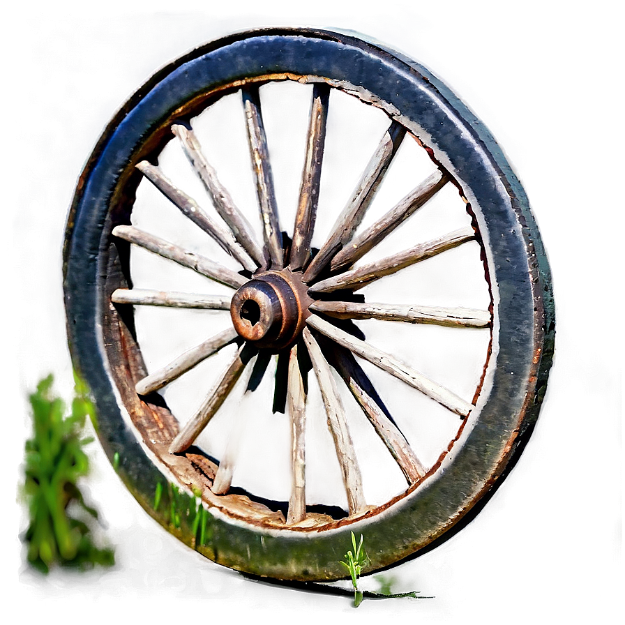 Classic Wagon Wheel Artwork Png Jgo36 PNG Image