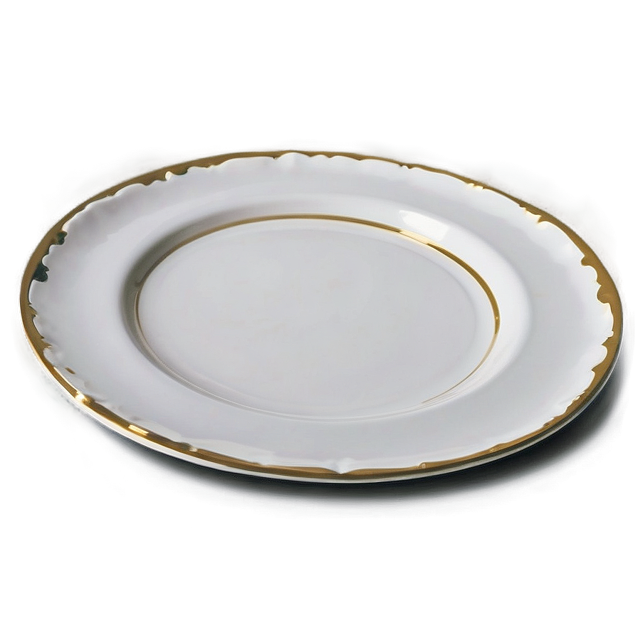 Classic White Plate Png Aiv75 PNG Image