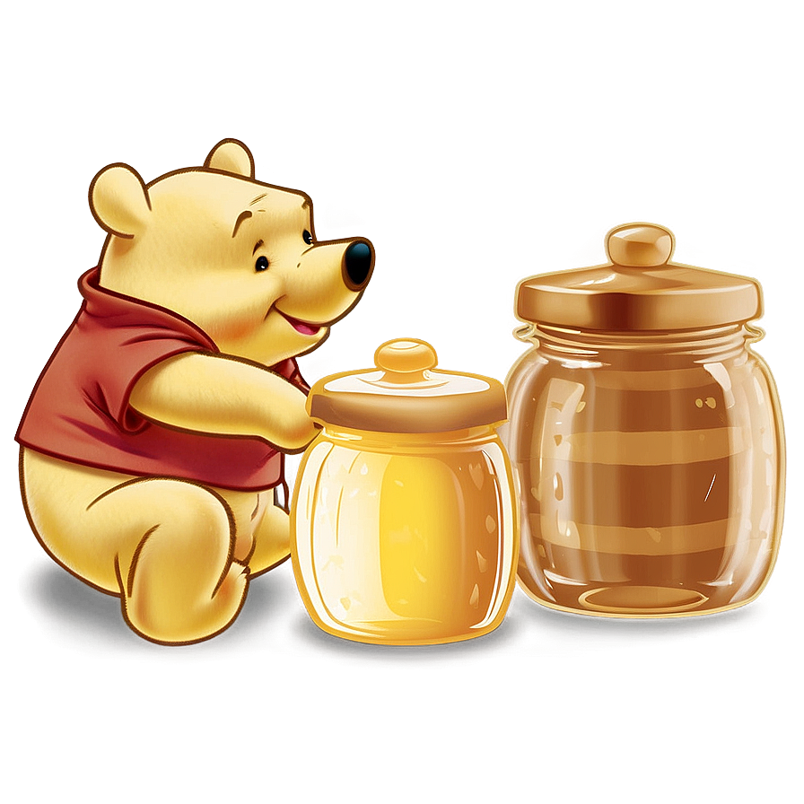 Classic Winnie The Pooh Honey Jar Png Ley83 PNG Image