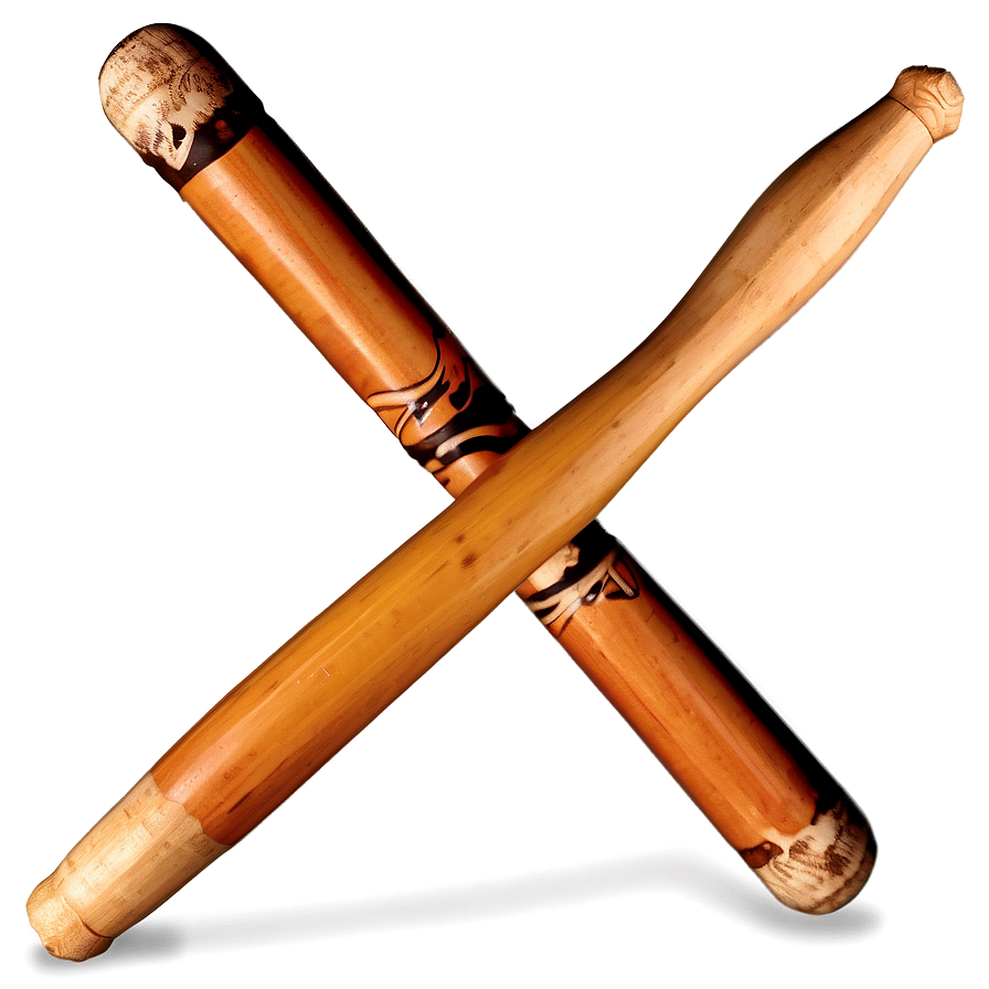 Classic Wooden Drumsticks Png Dbx67 PNG Image