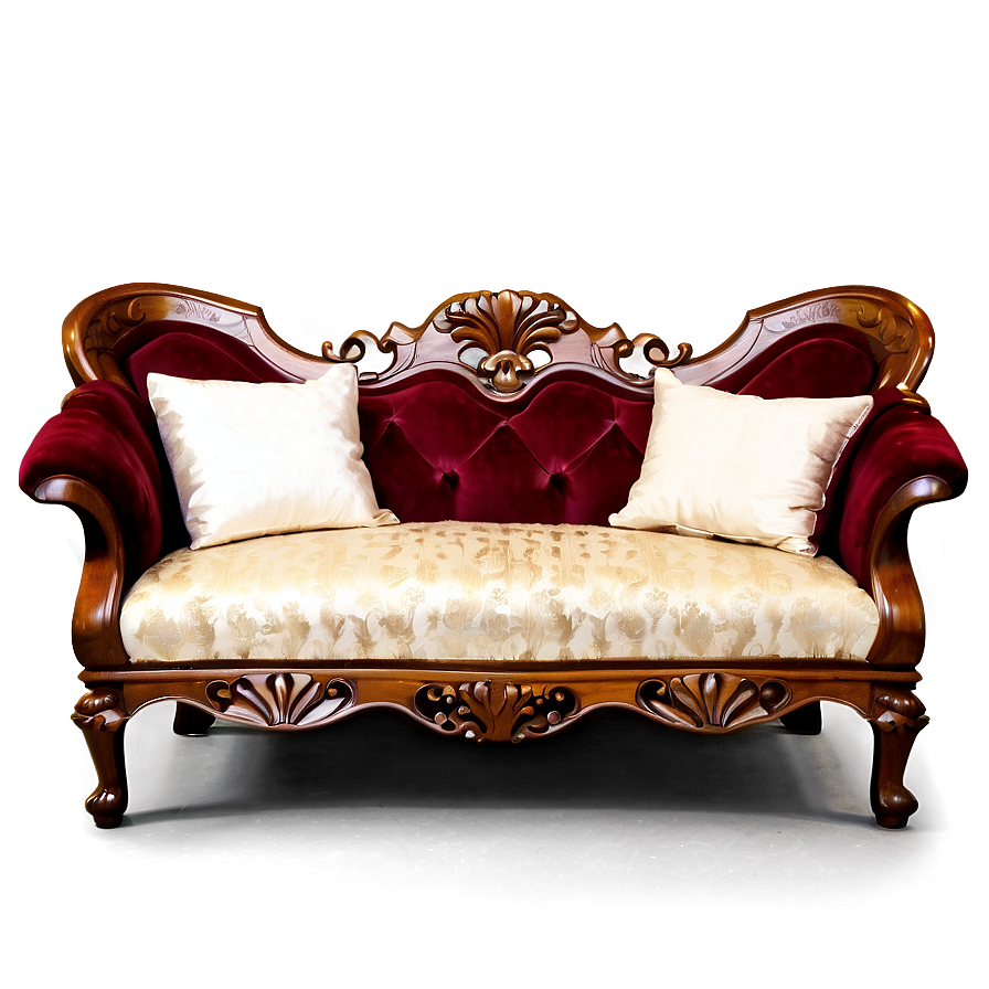 Classic Wooden Sofa Png 67 PNG Image